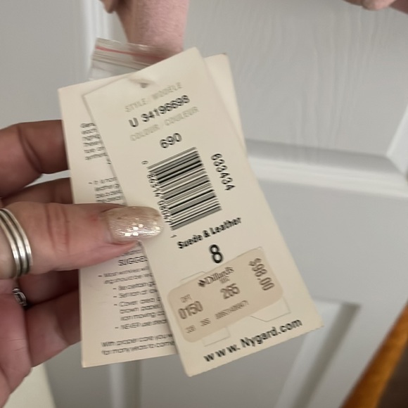 Suede coat new, beautiful salmon color - Picture 4 of 5